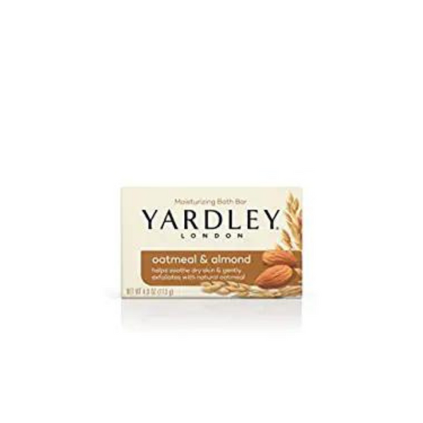 Yardley Oatmeal and Almond Bar Soap, Oatmeal & Almond