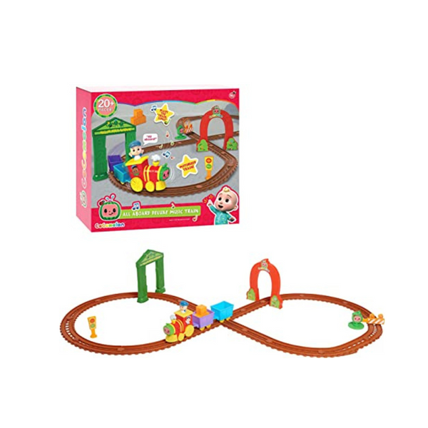 CoComelon All Aboard Musical Train con piezas extra