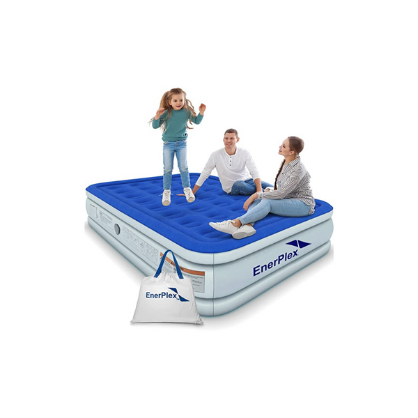 13" Queen EnerPlex Air Mattress w/ Built-In Pump