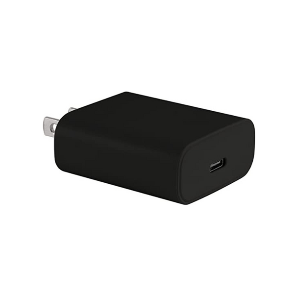 Cargador de pared Cordinate 1 USB-C de 20 W-PD (carbón vegetal)