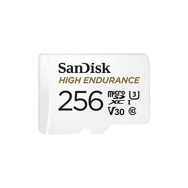 256GB SanDisk High Endurance U3 V30 Video microSDXC Card