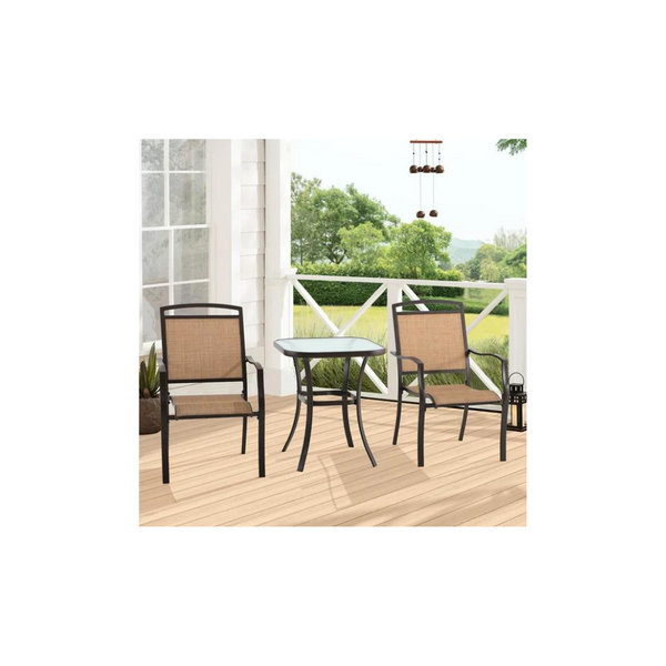 Mainstays Sand Dune 3-Piece Outdoor Bistro Set