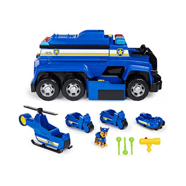 Paw Patrol, Chase’s 5-in-1 Ultimate Cruiser with Lights and Sounds