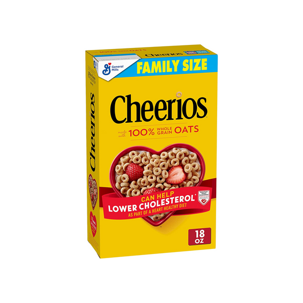 Family Size Box Of Cheerios Heart Healthy Cereal