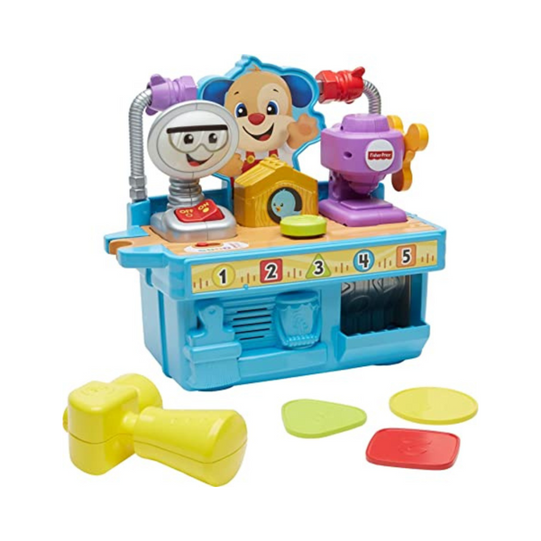 Banco de herramientas de aprendizaje ocupado Fisher-Price Laugh &amp; Learn