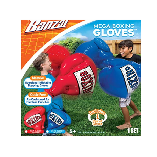 1 par de guantes de boxeo inflables para niños Banzai