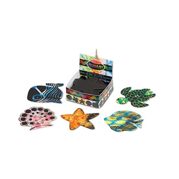 Melissa &amp; Doug Scratch Art Ocean Mini notas (125 unidades)