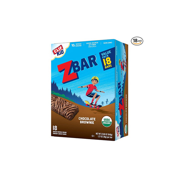 CLIF KID ZBAR – Brownie de chocolate (18 unidades)