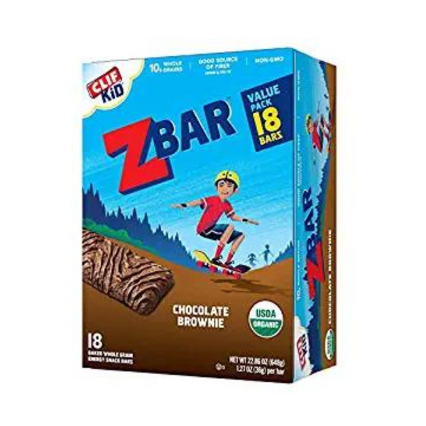 Barras de granola orgánica CLIF KID ZBAR de 18 unidades