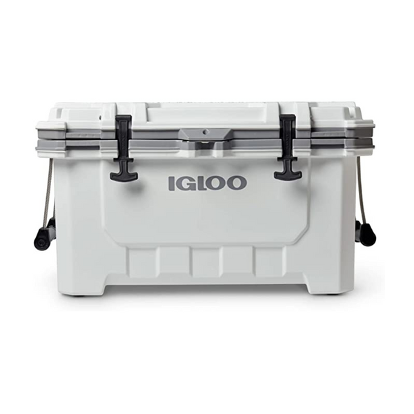 Igloo White IMX 70 Quart Lockable Insulated Ice Chest Injection Molded Cooler