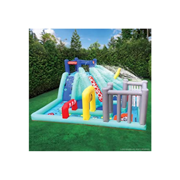 Hasbro Monopoly Splash Game Mega Bouncer Parque Acuático Inflable