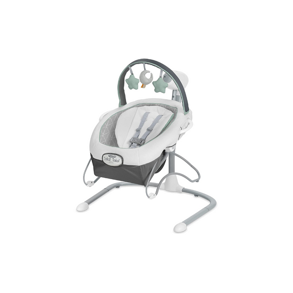 Graco Soothe 'n Sway LX Baby Swing with Portable Bouncer, Derby