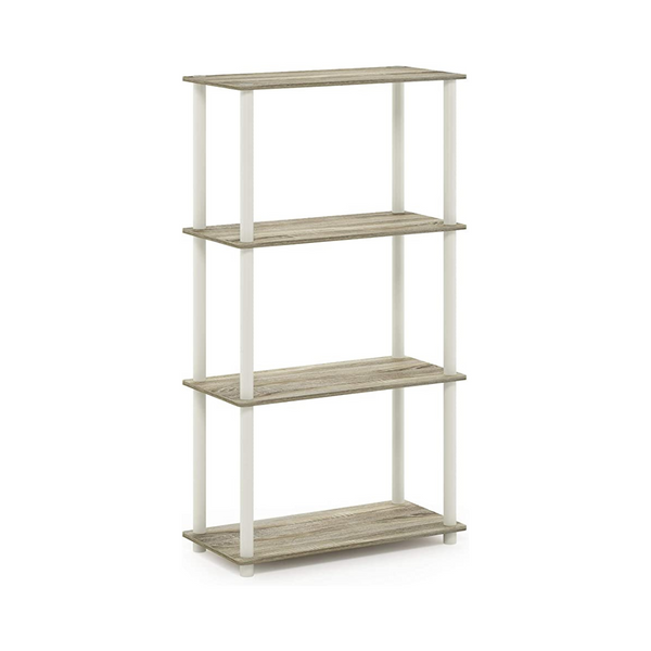 Furinno Turn-N-Tube 4-Tier Multipurpose Shelf Display Rack