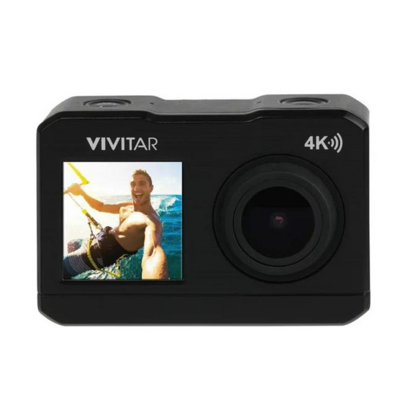 Kit de cámara de acción Vivitar 4K Ultra HD con Wifi y batería adicional