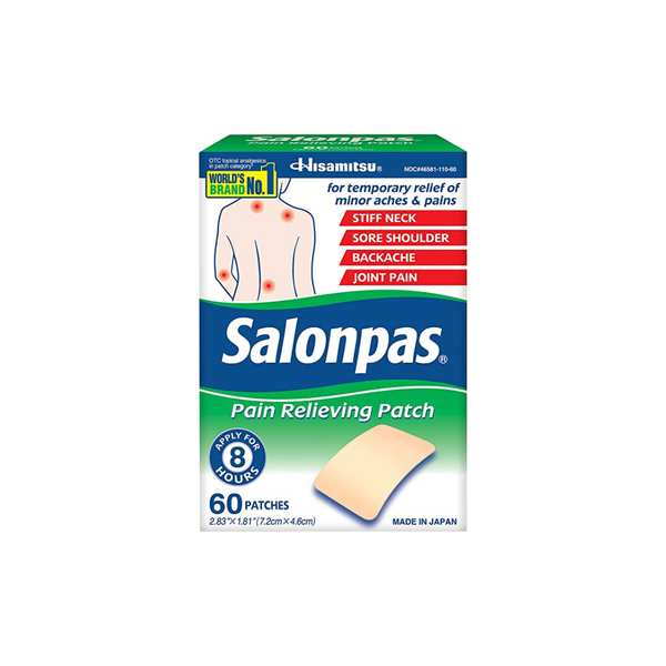 60-Ct Salonpas Pain Relieving Patches