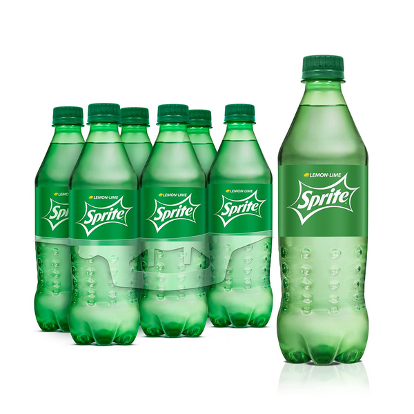 6 Bottles Of 16.9oz Sprite, Diet Coke, And Coca-Cola Original