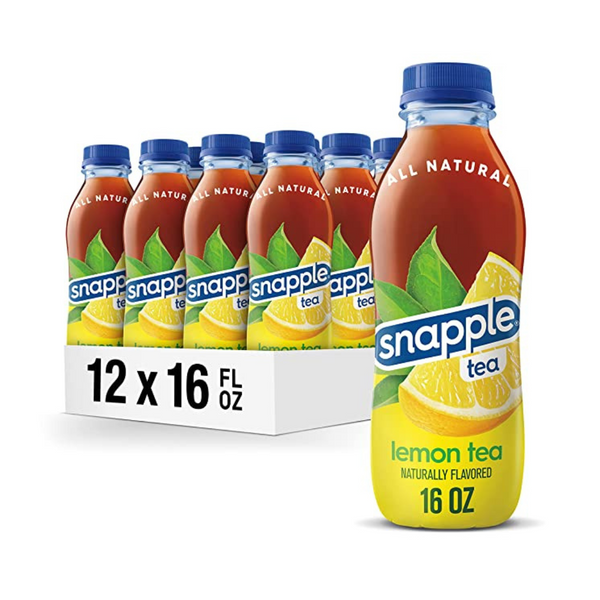 12-Bottles Of Snapple Lemon Tea, 16 fl oz