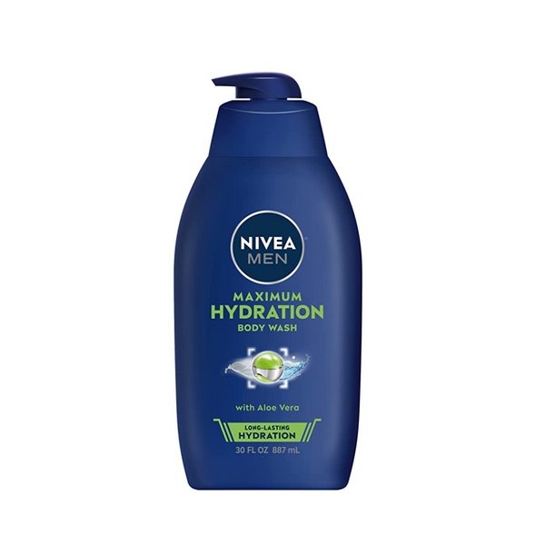 30-Oz Nivea Men Maximum Hydration Body Wash w/ Aloe Vera