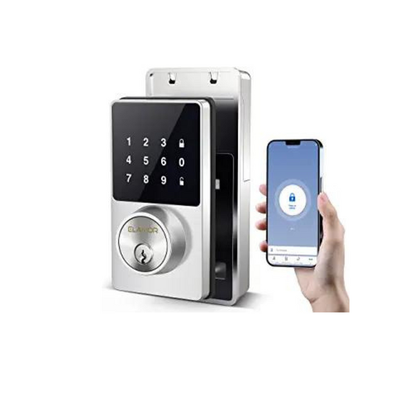 Keyless Entry Door Lock, Bluetooth Smart Lock with Touchscreen Keypads