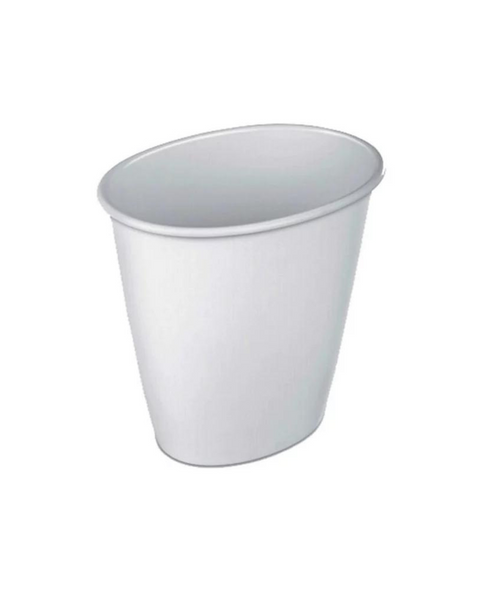 1.5-Gallon Sterilite Plastic Trash Can (White)