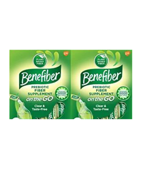 2 Packs of 36-Ct Benefiber On The Go Prebiotic Fiber Supplement Powder