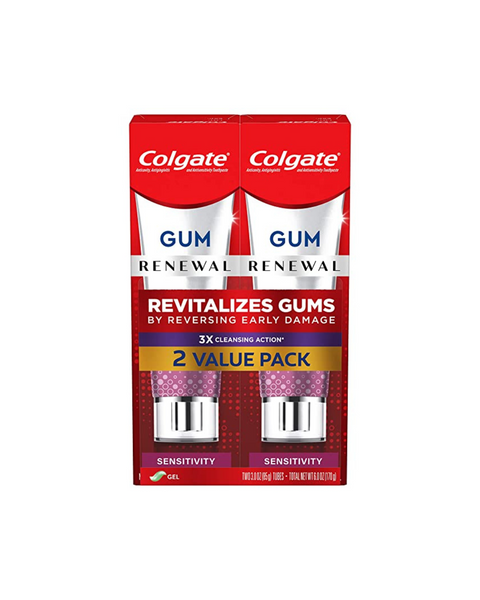 2-Pc 3-Oz Colgate Renewal Sensitive Gum Toothpaste Gel (Mint)