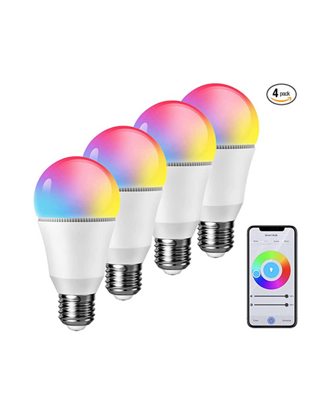 4 Color Changing Smart Light Bulbs