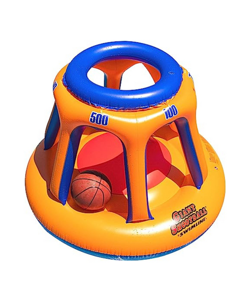 Aro de baloncesto flotante para piscina inflable Swimline