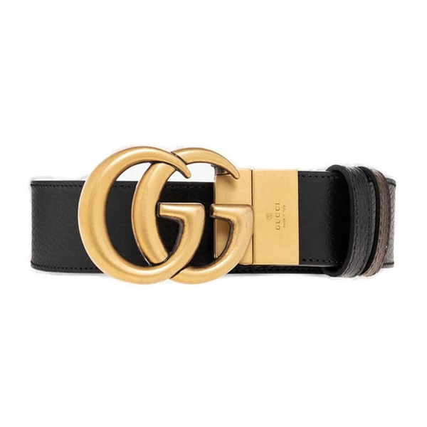 Gucci Leather belt with logo, Men's Accessories