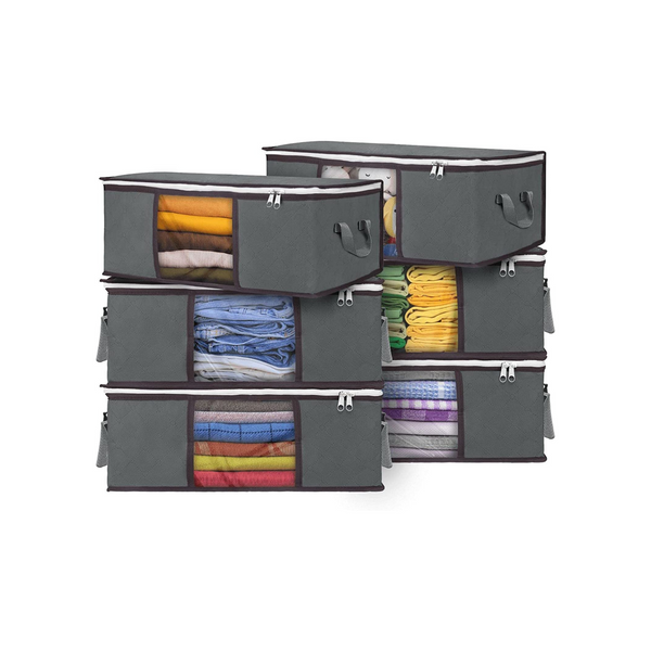 6 Foldable Closet Organizers Storage Container