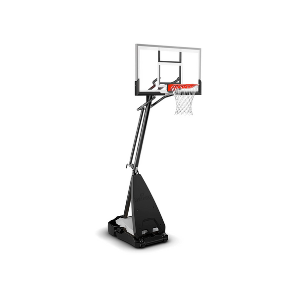 Aro de baloncesto portátil de acrílico de alto rendimiento Spalding Ultimate Hybrid de 54 ″