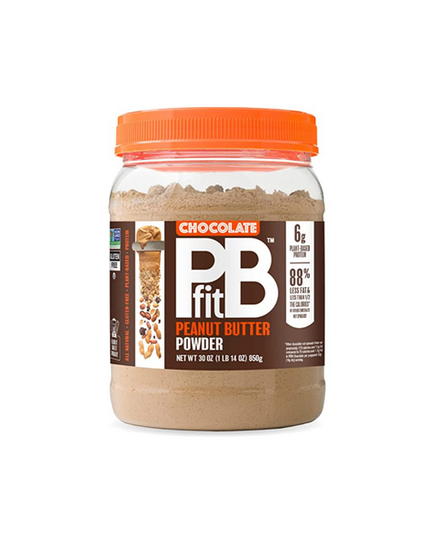 PBfit Mantequilla de maní con chocolate totalmente natural en polvo, envase de 30 oz