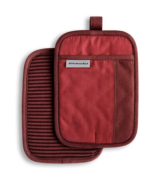 KitchenAid Beacon Two-Tone Non-Slip Pot Holder Set