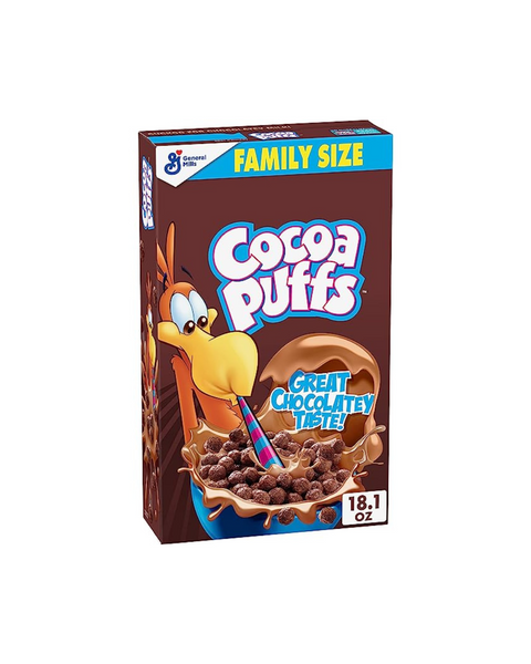 Caja de tamaño familiar Cocoa Puffs de 18,1 oz