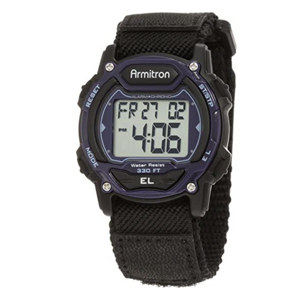 Armitron Sport Reloj unisex con cronógrafo digital y correa de nailon