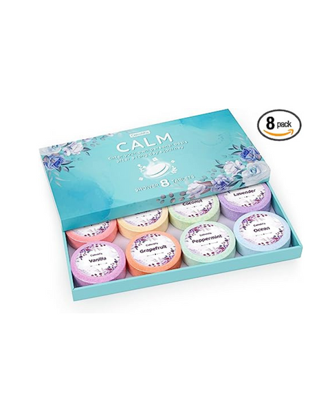 8-Pack Shower Steamers Aromatherapy, Bath Bombs Gift Set