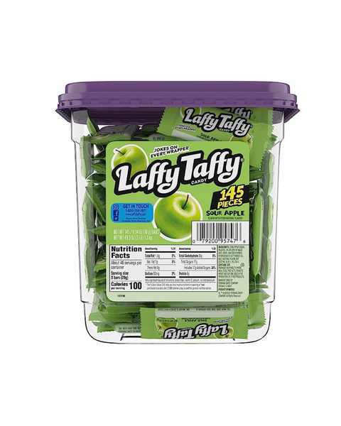 Laffy Taffy Jar, Sour Apple (145 Count)