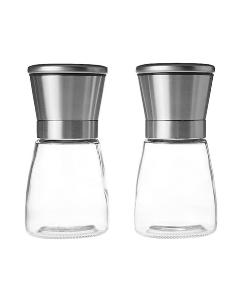 Amazon Basics Adjustable Salt And Pepper Grinder Set