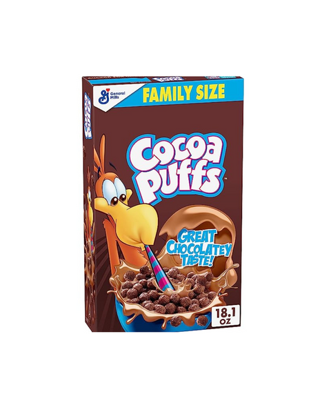 Caja de tamaño familiar Cocoa Puffs de 18,1 oz