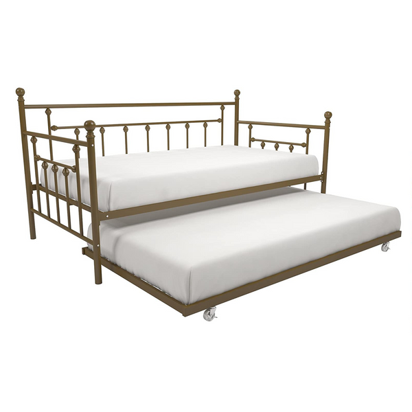 DHP Manila Metal Twin Size Daybed and Twin Size Trundle