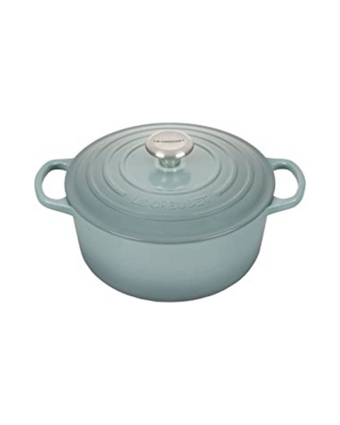 Horno holandés redondo de hierro fundido esmaltado Le Creuset, 4,5 cuartos