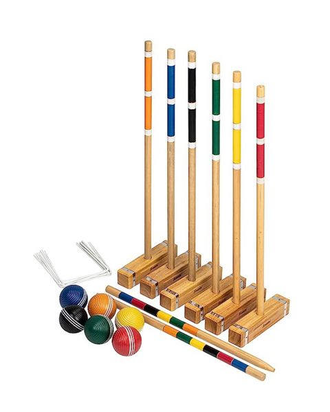 24-Pc Franklin Sports Classic Vintage Style Croquet Set