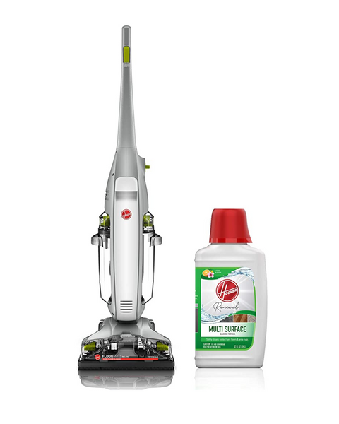 Hoover FloorMate Deluxe Hard Floor Cleaner Machine and Hoover Renewal Multi Surface Floor Cleaner