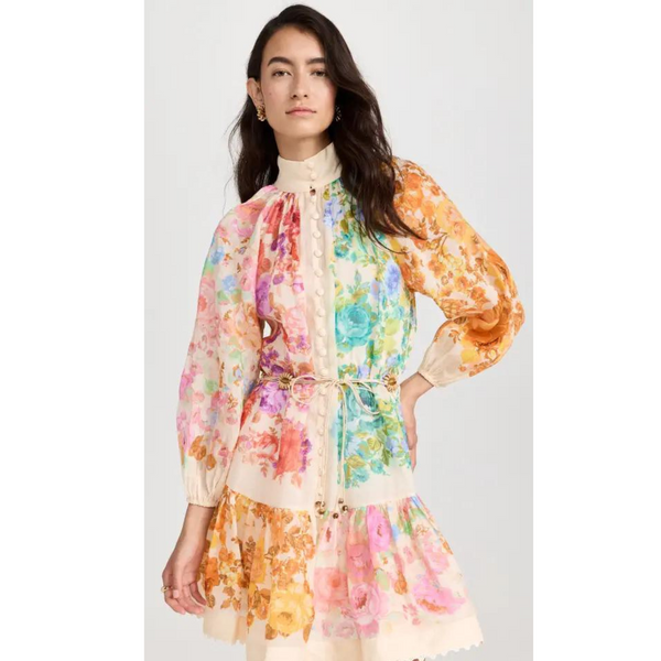 Zimmermann Multicolor Flare Dress