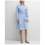 VINCE Long Sleeve Wrap Dress