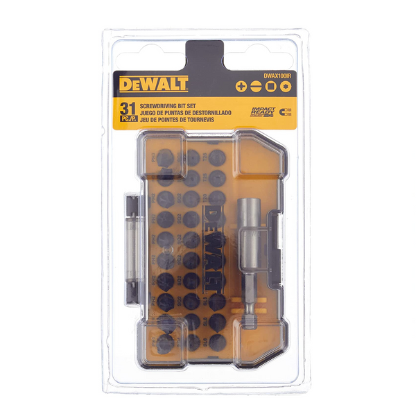 Dewalt 31 Piece Impact Ready Screwdriving Bit Set