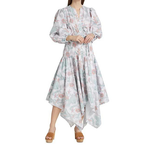 No Pise La Grama Floral Handkerchief Dress