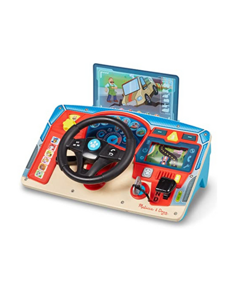 Tablero de actividades de madera con tablero de instrumentos Melissa &amp; Doug PAW Patrol Rescue Mission