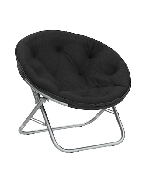 Urban Shop Faux Fur Saucer Chair