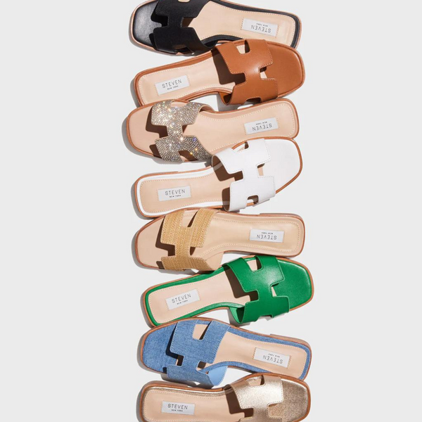 Sandalia de cuero Steve Madden (¡7 COLORES!)